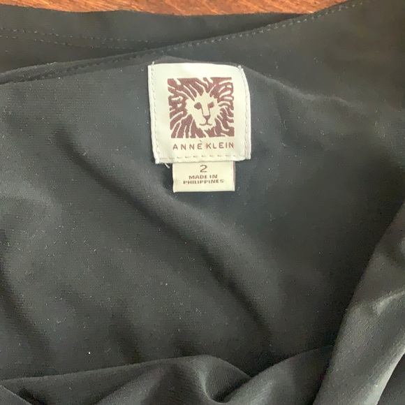 Anne Klein black dress size 2 - Picture 1 of 4